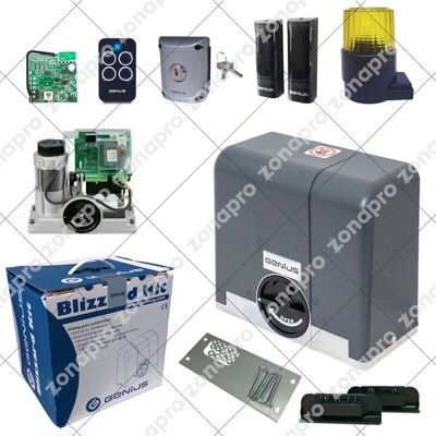 GENIUS - Blizzard ENC 400 - 24V - kit automatización portón GENIUS - Blizzard ENC 400 - 24V - kit automatización portón