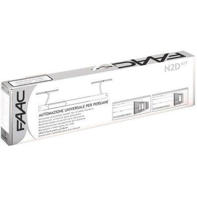 Faac N2D Senso Kit - Universale automatische Jalousien 1-2 Türen - Weiß Faac N2D Senso Kit - Universale automatische Jalousien 1-2 Türen - Weiß