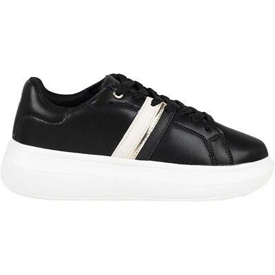 U.S. Polo Assn. - Chique zwarte vetersneaker - Zwart - Veters - Sneakers U.S. Polo Assn. - Chique zwarte vetersneaker - Zwart - Veters - Sneakers