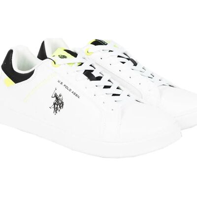 U.S. Polo Assn. Herensneakers Wit Vetersluiting - Schoenen U.S. Polo Assn. Herensneakers Wit Vetersluiting - Schoenen