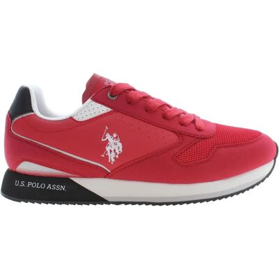 U.S. Polo Assn. Polyester Sneaker mit Kontrastdetails und Schnürsenkeln - Sneaker U.S. Polo Assn. Polyester Sneaker mit Kontrastdetails und Schnürsenkeln - Sneaker