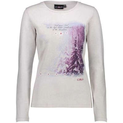 CMP Women’s Mountain White T-Shirt - T-Shirt CMP Women’s Mountain White T-Shirt - T-Shirt