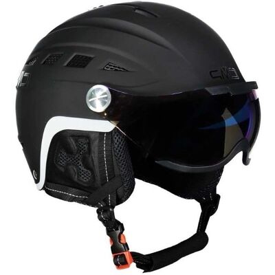 CMP Wa-2 Ski Helm mit Visier - Schwarz, XL, Unisex CMP Wa-2 Ski Helm mit Visier - Schwarz, XL, Unisex