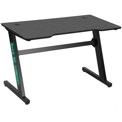 Bureau Gaming Bakaji avec Éclairage LED RGB et Tapis de Souris 80x30 - Bureau Gaming Bureau Gaming Bakaji avec Éclairage LED RGB et Tapis de Souris 80x30 - Bureau Gaming