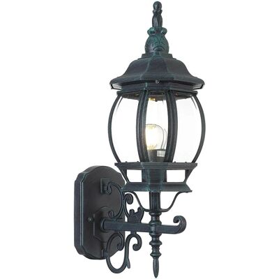 Bakaji Lampione Vittoriano da Parete - Luce elegante per giardino Bakaji Lampione Vittoriano da Parete - Luce elegante per giardino