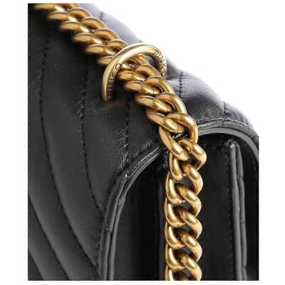 Pinko Classic Love Bag One Chevron - μαύρο Pinko Classic Love Bag One Chevron - μαύρο