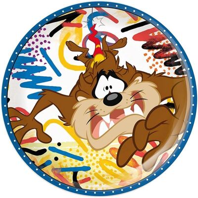 LOONEY TOONS Taz 19cm Ceramiczny talerz na deser - Talerz LOONEY TOONS Taz 19cm Ceramiczny talerz na deser - Talerz