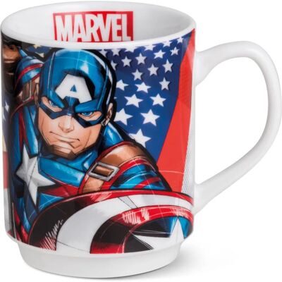 Egan Mug Marvel 350ml Capitaine Amérique - Tasse avec Boîte en Métal Egan Mug Marvel 350ml Capitaine Amérique - Tasse avec Boîte en Métal