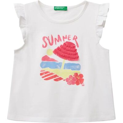 Benetton Canotta Con Stampa - Tanktop Benetton Canotta Con Stampa - Tanktop