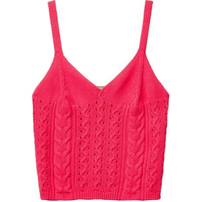 Benetton Modèle Haut en Crochet - Top Benetton Modèle Haut en Crochet - Top