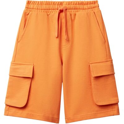 Benetton Cargo Shorts - Light Sweat Organic Cotton - Shorts Benetton Cargo Shorts - Light Sweat Organic Cotton - Shorts