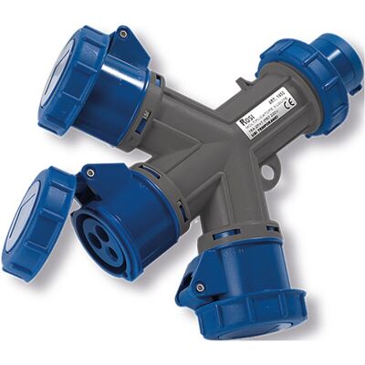IPERBRIKO - Adaptador Industrial Triple 1452 IPERBRIKO - Adaptador Industrial Triple 1452