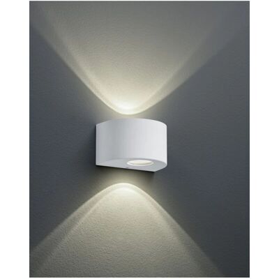 IPERBRIKO Applique LED Doppio Fascio Bianca - Lampada da Parete IPERBRIKO Applique LED Doppio Fascio Bianca - Lampada da Parete