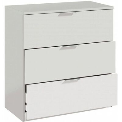 Cómoda de dormitorio blanca IPERBRIKO - 77x38x80h Cómoda de dormitorio blanca IPERBRIKO - 77x38x80h