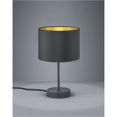 IPERBRIKO - Lámpara de Mesa Hostel - Metal Negro ORO 20cm IPERBRIKO - Lámpara de Mesa Hostel - Metal Negro ORO 20cm