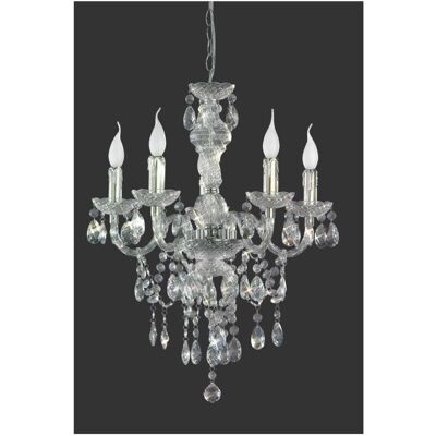 IPERBRIKO - Lampadario Classico Lüster 5xE14 Cromo - Ceiling lamp IPERBRIKO - Lampadario Classico Lüster 5xE14 Cromo - Ceiling lamp