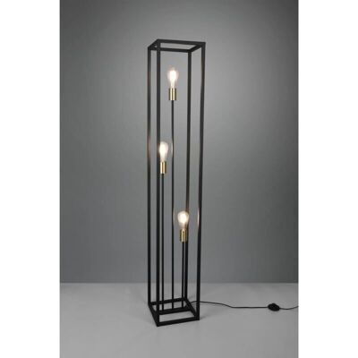 Iperbriko VITO Lámpara de Pie - 3 Luces Metal Negro Moderno Iperbriko VITO Lámpara de Pie - 3 Luces Metal Negro Moderno