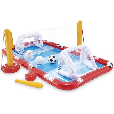 IPERBRIKO - Action Sports 57147 - 325x267x102 cm - 470 L - Piscina hinchable IPERBRIKO - Action Sports 57147 - 325x267x102 cm - 470 L - Piscina hinchable