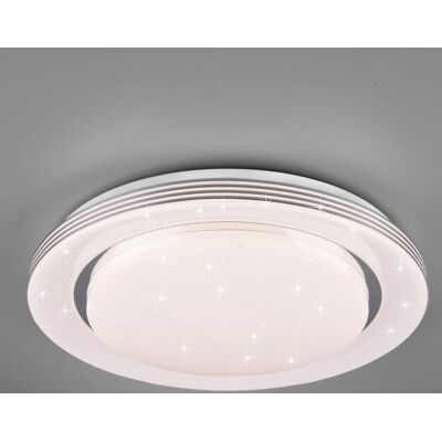 Iperbriko - Luz de techo moderna Atria Disco Led 22w Efecto Estrellas Blanco Trio Iluminación Iperbriko - Luz de techo moderna Atria Disco Led 22w Efecto Estrellas Blanco Trio Iluminación