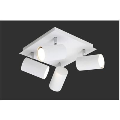 IPERBRIKO Marley Lampada da Soffitto Bianca Regolabile - Plafoniera IPERBRIKO Marley Lampada da Soffitto Bianca Regolabile - Plafoniera