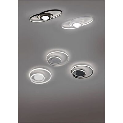IPERBRIKO Zibal Luz de Techo Espiral Blanca LED - Lámpara de Techo IPERBRIKO Zibal Luz de Techo Espiral Blanca LED - Lámpara de Techo