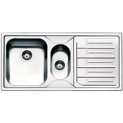 Iperbriko - Fregadero semiempotrado de inox 100x50 cm - 100x50 cm - inox - Sink Iperbriko - Fregadero semiempotrado de inox 100x50 cm - 100x50 cm - inox - Sink