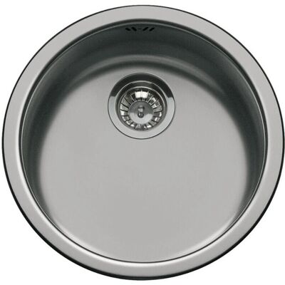 IPERBRIKO - Lavabo redondo 43.5 cm x 43.5 cm PVD negro mate - Sink IPERBRIKO - Lavabo redondo 43.5 cm x 43.5 cm PVD negro mate - Sink