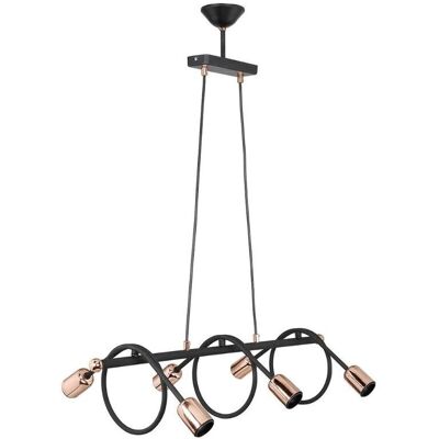 Iperbriko - Derbent MDL3938 - Negro - Metal - Lámpara de techo Iperbriko - Derbent MDL3938 - Negro - Metal - Lámpara de techo
