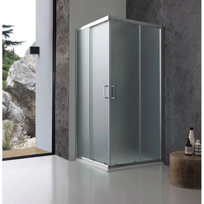 IPERBRIKO - Génova - 70x70 cm - cristal mate - Shower cabin IPERBRIKO - Génova - 70x70 cm - cristal mate - Shower cabin