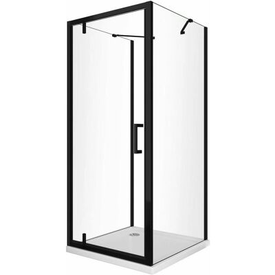 Giorgy Cabina Doccia Nera 90cm Reversibile - Cabina Doccia Giorgy Cabina Doccia Nera 90cm Reversibile - Cabina Doccia