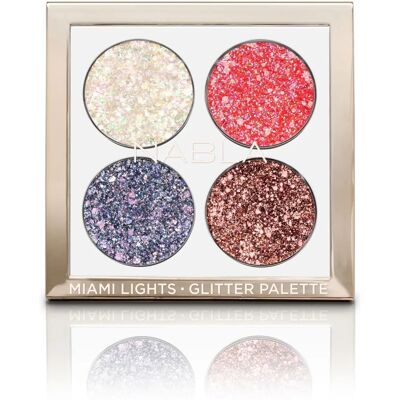 Nabla Miami Lights Glitter Palette - Irideszierende Lidschatten - Vegan & Tierversuchsfrei Nabla Miami Lights Glitter Palette - Irideszierende Lidschatten - Vegan & Tierversuchsfrei