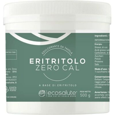 Spazio Ecosalute Srl Eritritolo Zero Cal - Dolcificante Naturale 500g Spazio Ecosalute Srl Eritritolo Zero Cal - Dolcificante Naturale 500g