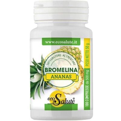 Spazio Ecosalute Bromelina Ananas 100 Compresse - Integratore per Gambe Pesanti Spazio Ecosalute Bromelina Ananas 100 Compresse - Integratore per Gambe Pesanti