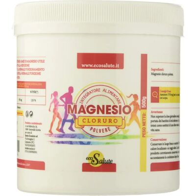 Spazio Ecosalute Srl Cloruro di Magnesio Polvere - 500g Integratore Alimentare Spazio Ecosalute Srl Cloruro di Magnesio Polvere - 500g Integratore Alimentare