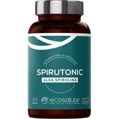 Spazio Ecosalute Srl Spirutonic Alga Spirulina - Integratore alimentare Spazio Ecosalute Srl Spirutonic Alga Spirulina - Integratore alimentare