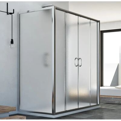 Idralite Replay Trio 2 Hojas 80x120x80 cm Mampara de ducha Idralite Replay Trio 2 Hojas 80x120x80 cm Mampara de ducha