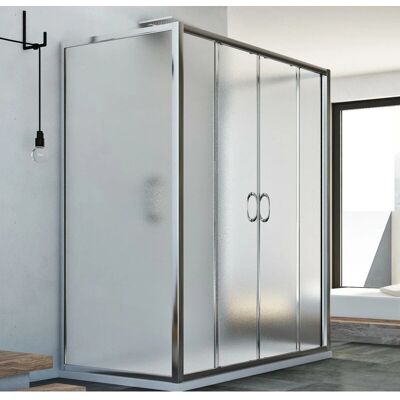 Idralite Replay Trio Mampara de ducha - 3 lados deslizante 90x150cm Idralite Replay Trio Mampara de ducha - 3 lados deslizante 90x150cm