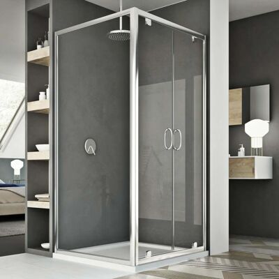 Idralite Sintesi Duo 2 Hojas - Mampara de Ducha Rectangular Idralite Sintesi Duo 2 Hojas - Mampara de Ducha Rectangular