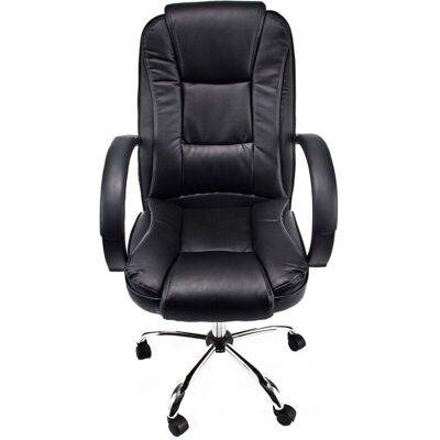 Sedia da ufficio ergonomica nera Idralite con altezza regolabile e reclinabile Sedia da ufficio ergonomica nera Idralite con altezza regolabile e reclinabile