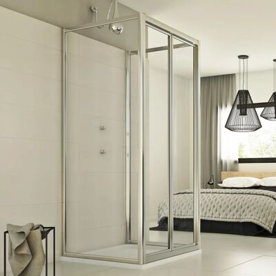 Idralite Urban Trio 75x75x75 cm - Mampara de ducha Idralite Urban Trio 75x75x75 cm - Mampara de ducha