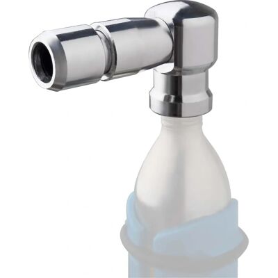 Distributeur de CO2 en aluminium léger Bonin pour valves Presta & Schrader - Outil durable pour cyclisme - Publicité Distributeur de CO2 en aluminium léger Bonin pour valves Presta & Schrader - Outil durable pour cyclisme - Publicité