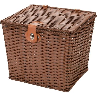 Bonin Modèle 34x30x28 cm - Poubelle avant marron résistante - Publicité Bonin Modèle 34x30x28 cm - Poubelle avant marron résistante - Publicité
