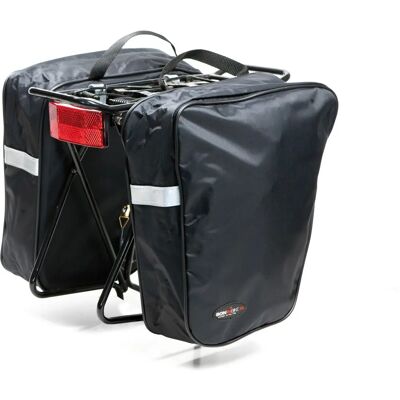 Borsa laterale Bonin - 30L, Poliestere 600D, Nera - Borsa per bicicletta Borsa laterale Bonin - 30L, Poliestere 600D, Nera - Borsa per bicicletta