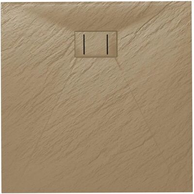 IDRALITE Piatto doccia effetto pietra Tórtola 90x90cm - Piatto doccia IDRALITE Piatto doccia effetto pietra Tórtola 90x90cm - Piatto doccia
