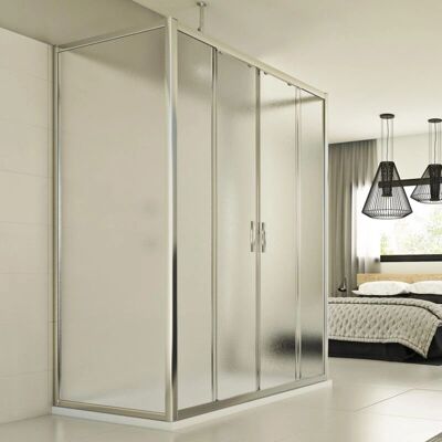 Idralite Young Trio 2 Hojas - Duschabtrennung 3 Seiten 90x130x90 cm Idralite Young Trio 2 Hojas - Duschabtrennung 3 Seiten 90x130x90 cm