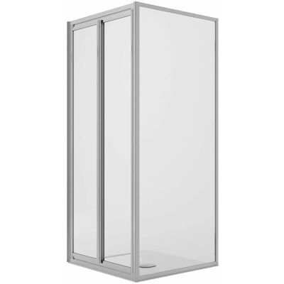 Idralite Clint - Cabina doccia angolare - 70x80cm, 185cm altezza Idralite Clint - Cabina doccia angolare - 70x80cm, 185cm altezza