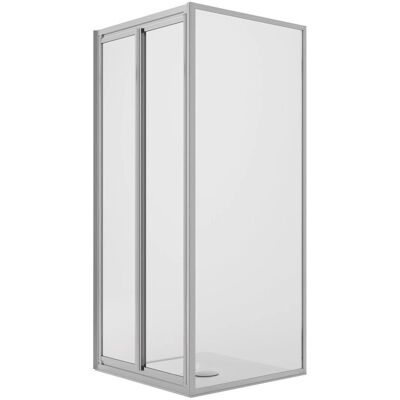 IDRALITE Clint 90x100cm Cabina Doccia - Vetro, Chiusura Magnetica IDRALITE Clint 90x100cm Cabina Doccia - Vetro, Chiusura Magnetica