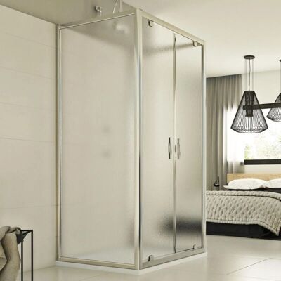 Idralite Cristal Trio 2 Flügel 75x80x75 cm - Duschwand Idralite Cristal Trio 2 Flügel 75x80x75 cm - Duschwand