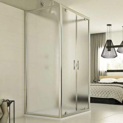 Idralite Cristal Trio 2 Hojas - Umkehrbare 3-Seiten Duschabtrennung Idralite Cristal Trio 2 Hojas - Umkehrbare 3-Seiten Duschabtrennung