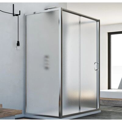 Idralite Replay Trio 1 Tür 90x100x90 cm - Duschkabine Idralite Replay Trio 1 Tür 90x100x90 cm - Duschkabine